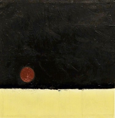 Pintura titulada "Luna rossa nascente…" por Francesco Cagnato, Obra de arte original, Oleo