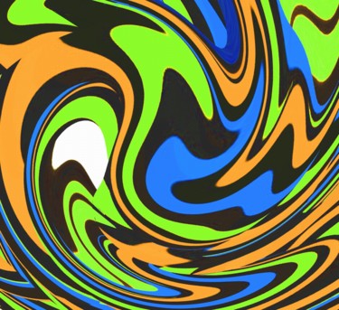 Digital Arts titled "Whirlwind" by Peter Jalesh, Original Artwork, Digital Painting