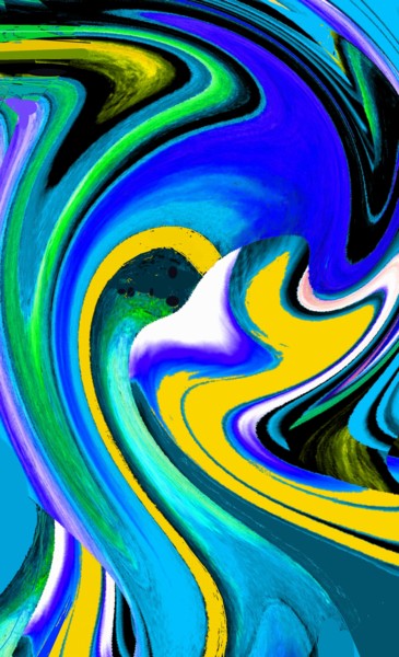Digital Arts titled "The-shape-of-darkne…" by Peter Jalesh, Original Artwork, Digital Painting