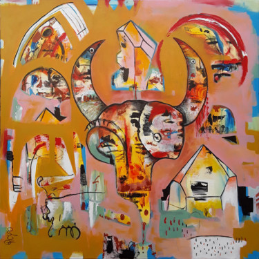 Peinture intitulée "Sans titre 221018" par Jean Jacques Royo, Œuvre d'art originale, Acrylique