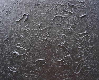 Painting titled "Steel Roots > 38 x…" by Eric Schauer, Original Artwork, Acrylic