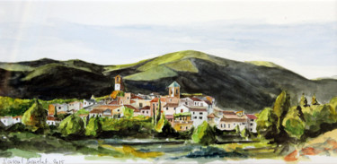 Peinture intitulée "Provence" par Pascal Brachet, Œuvre d'art originale, Aquarelle