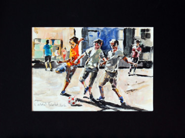 Peinture intitulée "La récréation" par Pascal Brachet, Œuvre d'art originale, Acrylique