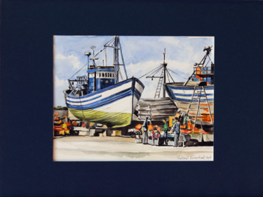 Peinture intitulée "Essaouira" par Pascal Brachet, Œuvre d'art originale, Aquarelle