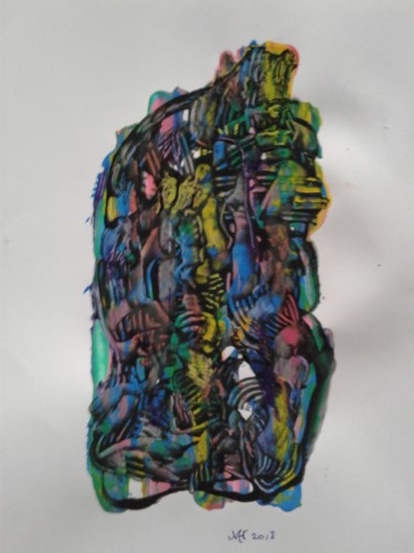 Schilderij getiteld "20181025-160018.jpg" door Marianne Huizinga, Origineel Kunstwerk