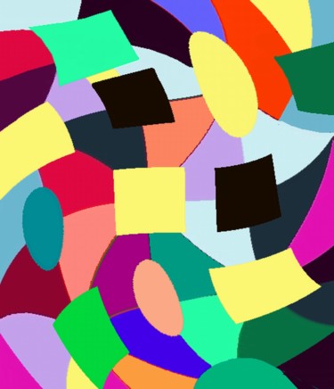 Digital Arts titled "Merengue Mix I" by Peter Jalesh, Original Artwork, Digital Painting