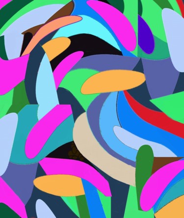 Digital Arts titled "Merengue mix VIII" by Peter Jalesh, Original Artwork, Digital Painting