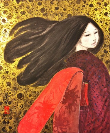Peinture intitulée "Étude  (267809002)" par Souske, Œuvre d'art originale, Autre