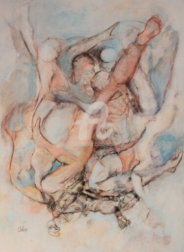 Melimelo Peinture intitulée "Melimelo" par Odélo, Œuvre d'art originale, Acrylique