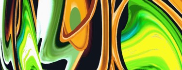 Digital Arts titled "Abstract Bazar" by Peter Jalesh, Original Artwork, Digital Painting