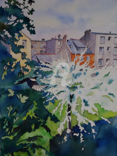 Brest, le jardin de Laninon au printemps,