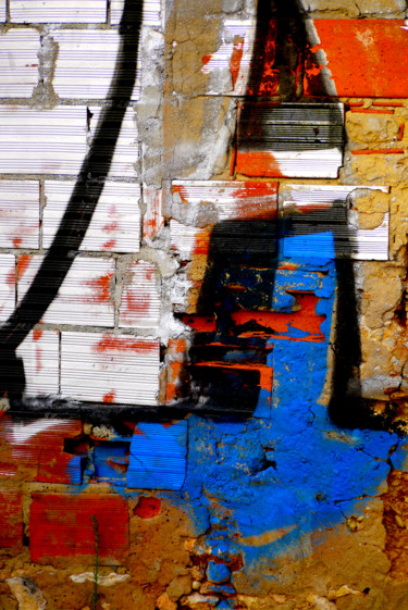 Photography titled "sans titre . Abstra…" by Gilles Mével, Original Artwork, Digital Photography Mounted on Aluminium