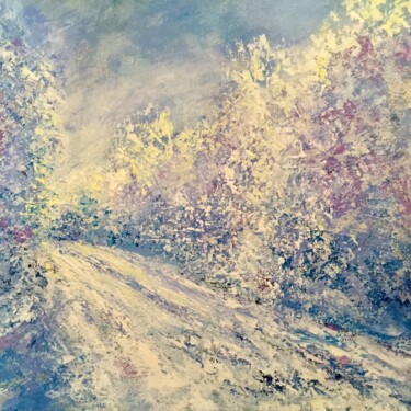 Peinture intitulée "Flocons" par Anne Vignau, Œuvre d'art originale