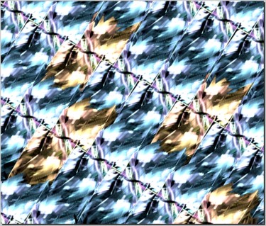 Digitale Kunst getiteld "Metallique" door Artauxmurs, Origineel Kunstwerk, Digitaal Schilderwerk