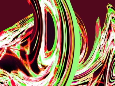 Digital Arts titled "Frenzied Verdante" by Peter Jalesh, Original Artwork, Digital Painting