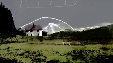 Printmaking titled "SIX SECONDES" by Michel Tabanou, Original Artwork, Digital Print
