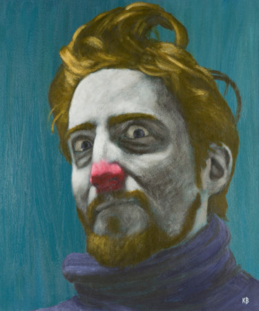 Peinture intitulée "SILLY CLOWN PROJECT…" par Valentin Kanellopoulos, Œuvre d'art originale, Acrylique