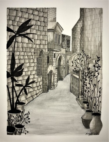 Drawing titled "JAFFA" by Mitch Nye, Original Artwork, Ink