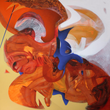 Painting titled "Michael (Archangel)" by Pribi, Original Artwork, Acrylic