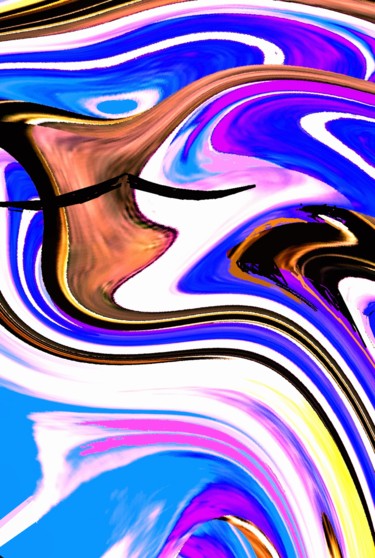 Digital Arts titled "Salvador Dali hover…" by Peter Jalesh, Original Artwork, Digital Painting