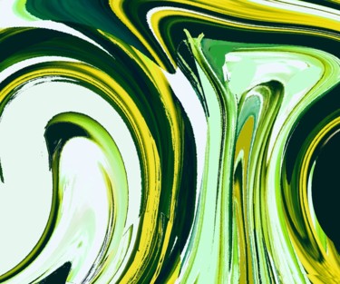 Digital Arts titled "The nun in white" by Peter Jalesh, Original Artwork, Digital Painting