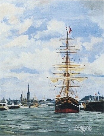 Trois Mât à quai