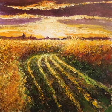 Peinture intitulée "Nostalgie" par Anne Vignau, Œuvre d'art originale