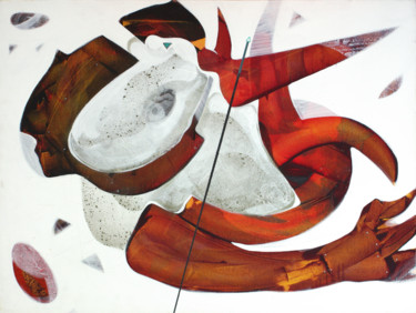 Painting titled "Gabriel" by Pribi, Original Artwork, Acrylic