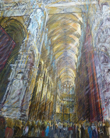 Peinture intitulée "La-Saint-Firmin.jpg" par Philippe Lasselin, Œuvre d'art originale, Acrylique