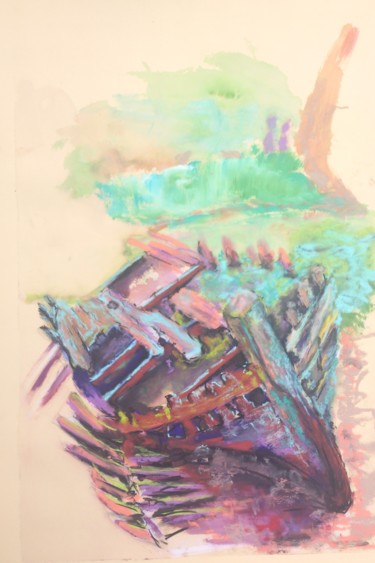 Painting titled "abandonné" by Sylvain Grignon (sygry), Original Artwork, Acrylic