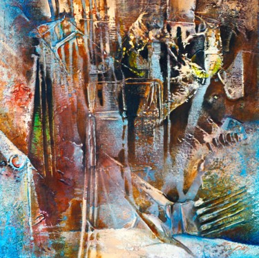 绘画 标题为“MUZIKINIS INTARPAS” 由Evaldas Semetulskis, 原创艺术品, 丙烯