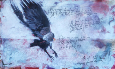 Air vaf. Paul Eluard. Peinture intitulée "Air vaf. Paul Eluar…" par Igor Shulman, Œuvre d'art originale, Huile