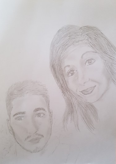 Drawing titled "Portrait.jpg" by Delphine Duprat, Original Artwork, Graphite