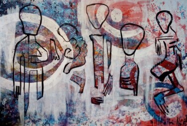 제목이 "5 Bodies, Crashed (…"인 미술작품 Diana Heit로, 원작, 아크릴