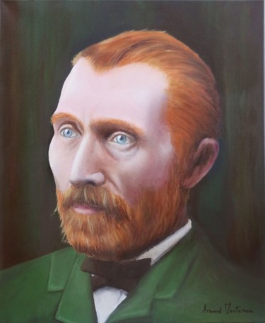Peinture intitulée "Portrait de Vincent…" par Arnaud Montenon, Œuvre d'art originale, Huile