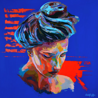 Peitho Malerei mit dem Titel "Peitho" von Rudolf Rox, Original-Kunstwerk, Acryl