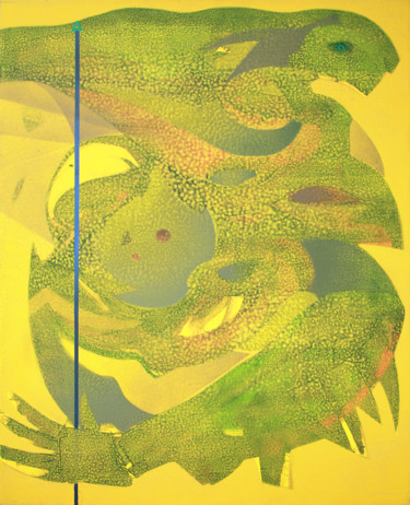 Painting titled "Lucifer" by Pribi, Original Artwork, Acrylic