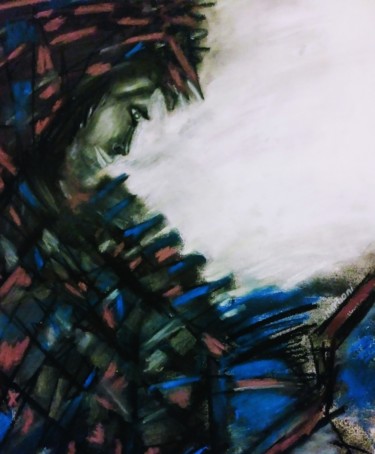제목이 "Arni-by-Li-Narboni.…"인 그림 Li Narboni로, 원작, 숯