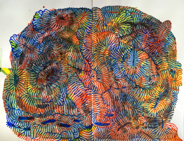 Schilderij getiteld "Lui qui nous a donn…" door Eric Boisseau, Origineel Kunstwerk, Inkt