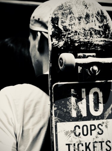 摄影 标题为“skater New Yorkais” 由Anthony Hochet, 原创艺术品