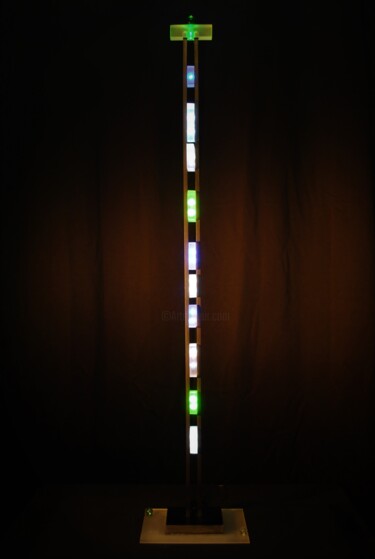 Design titled "Pointillés 2" by Jean-Pierre Querin, Original Artwork, Lighting