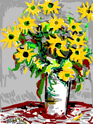 Digital Arts titled "STILL-LIFE-18" by Anandswaroop Manchiraju, Original Artwork, Digital Painting