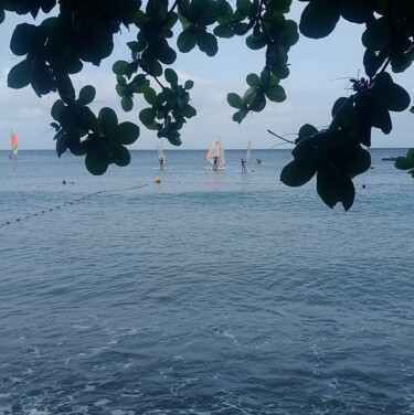 Fotografie getiteld "Schoelcher beach" door Gladys Montella, Origineel Kunstwerk