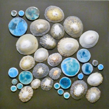 雕塑 标题为“tableau coquillage.…” 由Armelle Colombier, 原创艺术品, 陶瓷