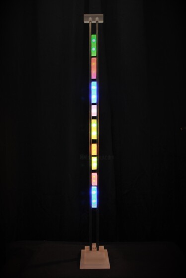 Design titled "Pointillés 1" by Jean-Pierre Querin, Original Artwork, Luminaire