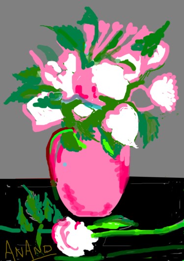 Digital Arts titled "still-life-23" by Anandswaroop Manchiraju, Original Artwork, Digital Painting