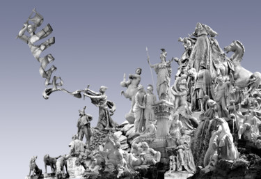 Digital Arts titled "Justice (Eastern Eu…" by Jeff Key, Original Artwork, Collages
