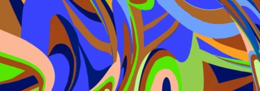 Digital Arts titled "Twilight Landscape" by Peter Jalesh, Original Artwork, Digital Painting