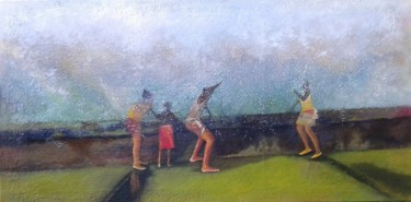 Peinture intitulée "Le balcon de la Hav…" par Jean Claude Colombano, Œuvre d'art originale, Huile
