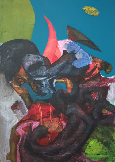 Painting titled "Don Quixote" by Pribi, Original Artwork, Acrylic